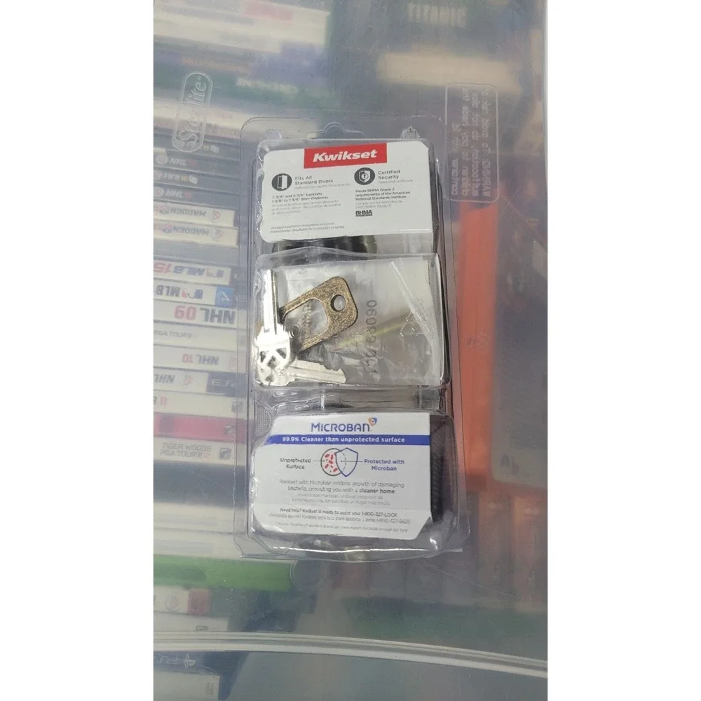 Kwikset 665 Polished Brass Double Cylinder Deadbolt Door Lock SAME KEYS‎
